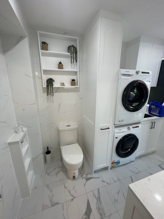 Laundry cabinet design Sydney