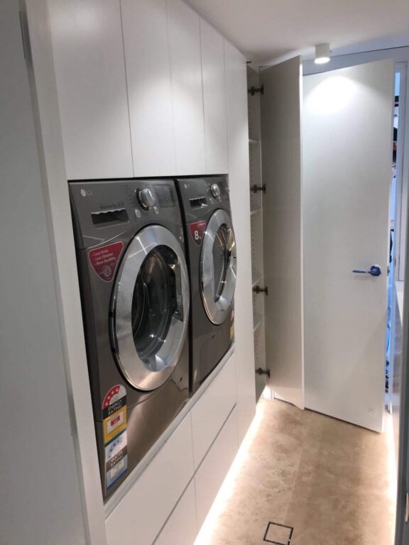 Laundry cabinet design Sydney